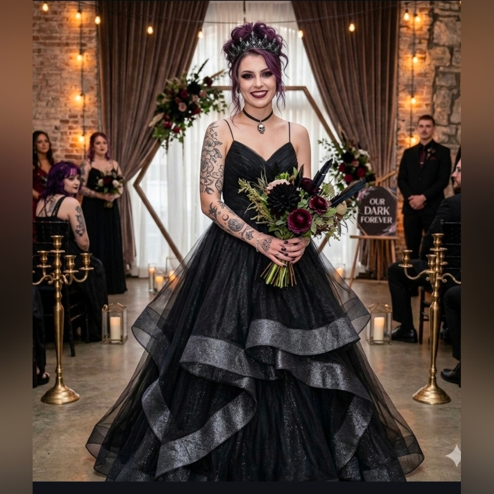 Wedding Bridesmaid Dress Black by Bicici & Coty